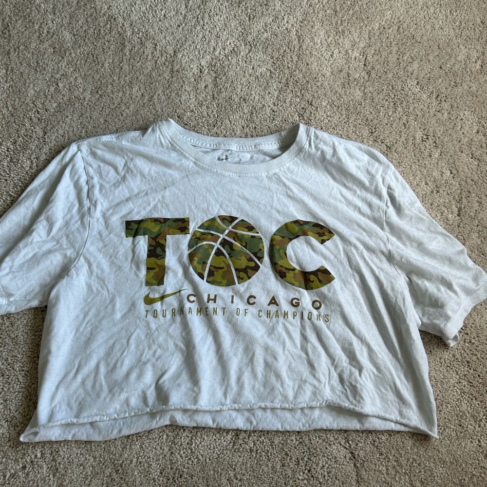 Nike White Athletic Tee